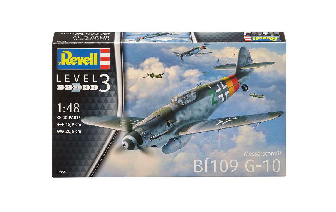 Bausatz Messerschmitt Bf109 G-10 1:48Kunststoff Modellbausatz