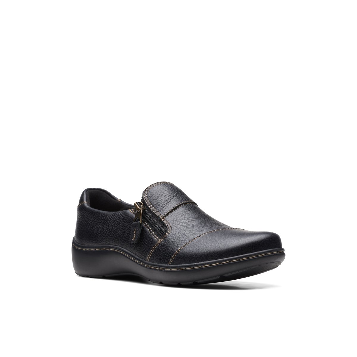 CLARKS-Coraharbor_w-Flâneurs - Talon plat - Noir
