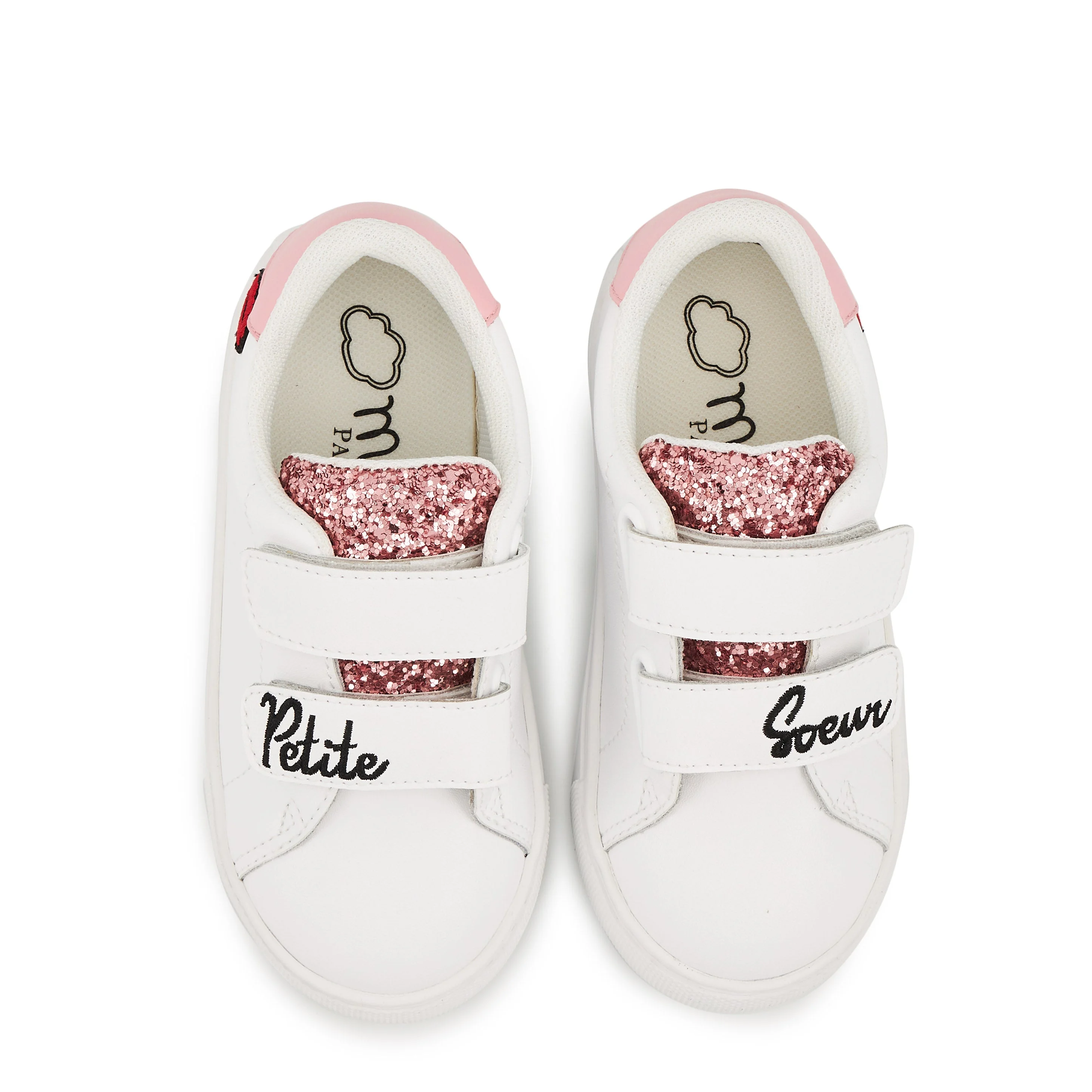 MINI EDITH PETITE SOEUR - Sneakers en cuir | Blanc