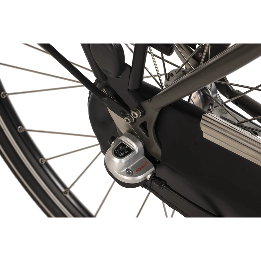 Adore E-Citybike Damen Hollandia Carry on 28'' E-Bike 3 Gänge grau