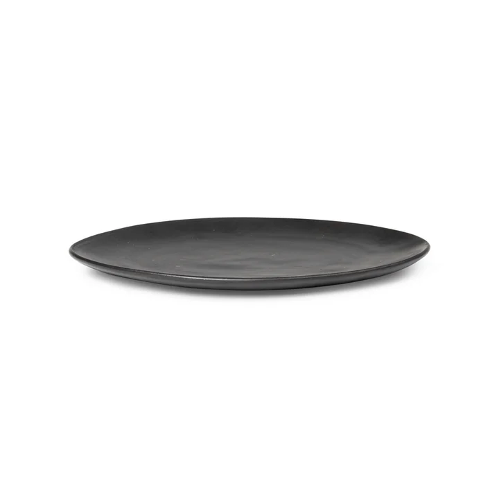 Ferm Living - Flow Teller, Ø 22 cm, schwarz