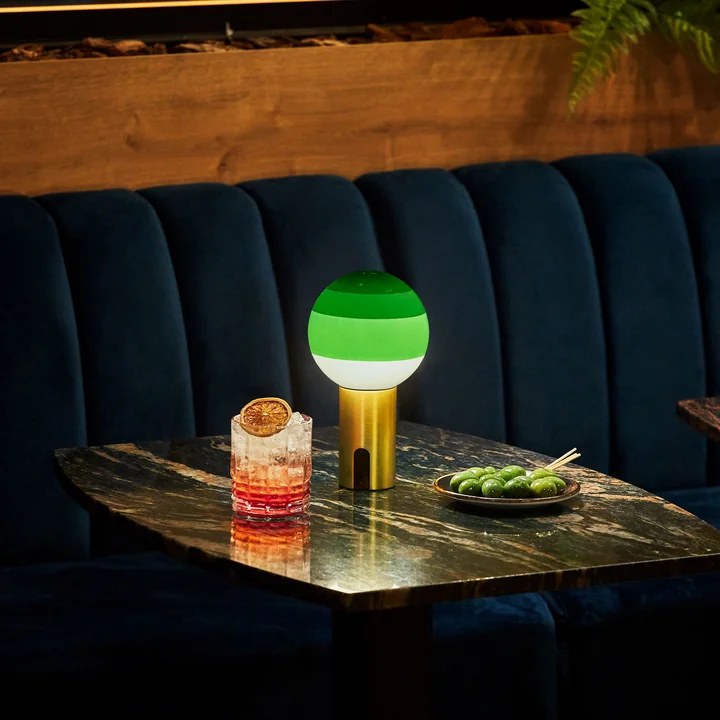 marset - Dipping Light LED Akkuleuchte, bernstein