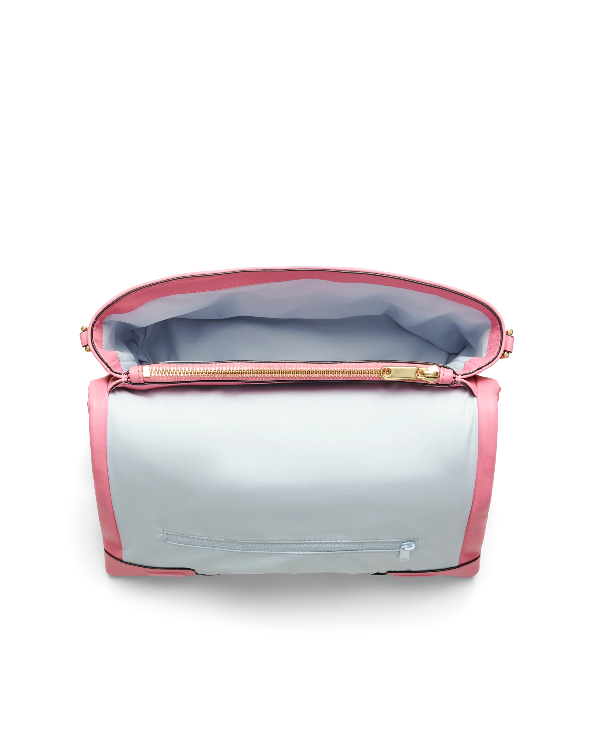 ECCO Pinch Bag Umhängetasche aus Leder Pink 18,5X29,5X12,5 cm