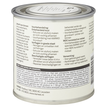 Karwei binnenlak zijdeglans gebroken wit 250 ml