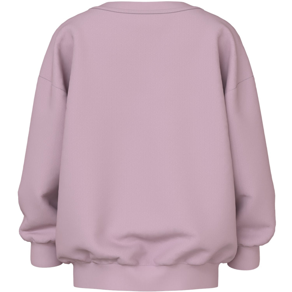 Køb Name It Dawn Pink Dog Heart Stripe Nmfvalona Ls Long Rlx Sweat Bru