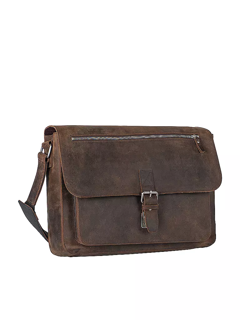 LEONHARD HEYDEN Ledertasche - Aktentasche Salisbury braun