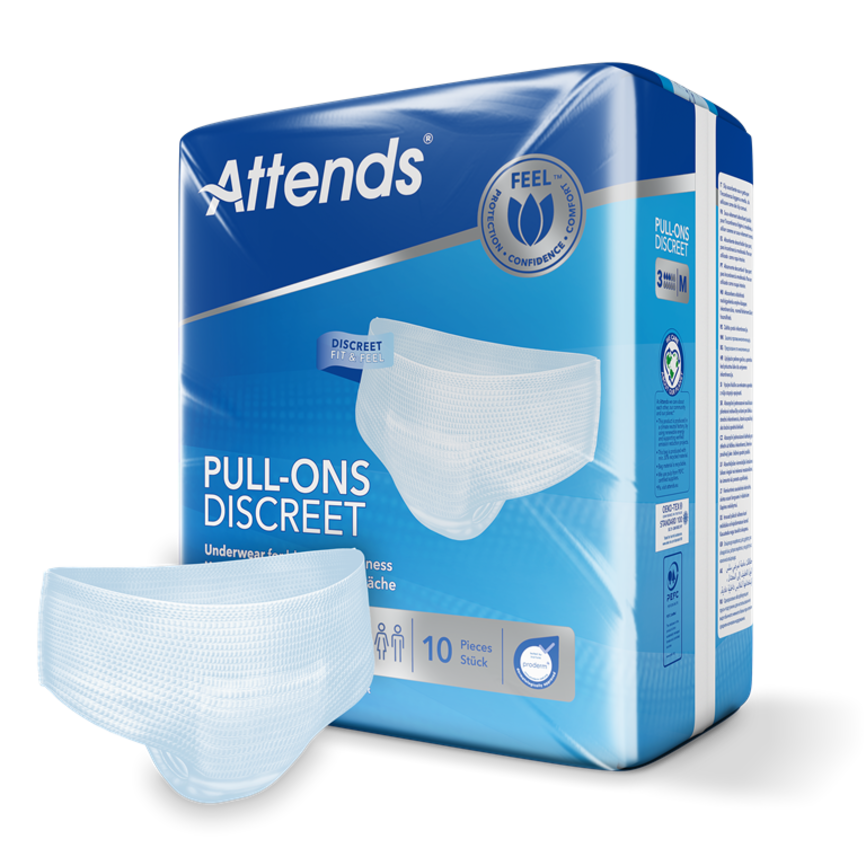 Attends Pull-Ons Discreet 3 M 10 stk