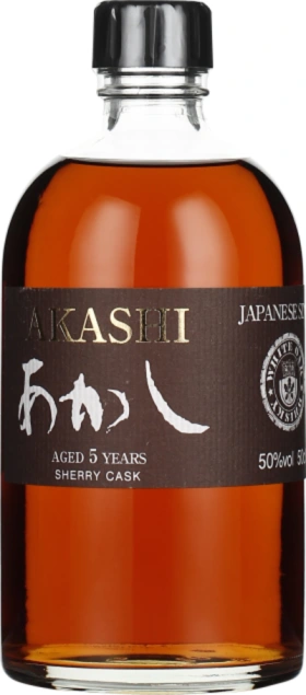 AKASHI 5 YEARS SHERRY CASK 50CL