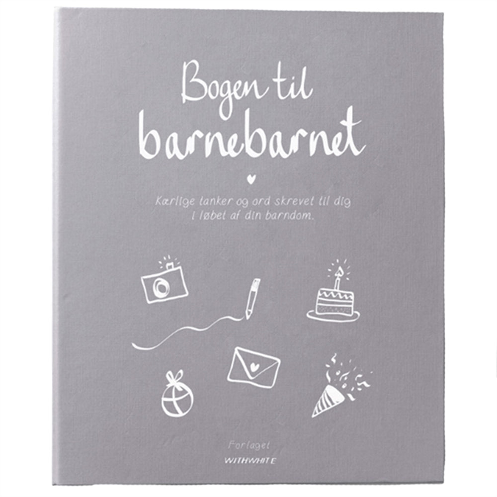 Køb WITHWHITE Bogen Til Barnebarnet Grå Dansk
