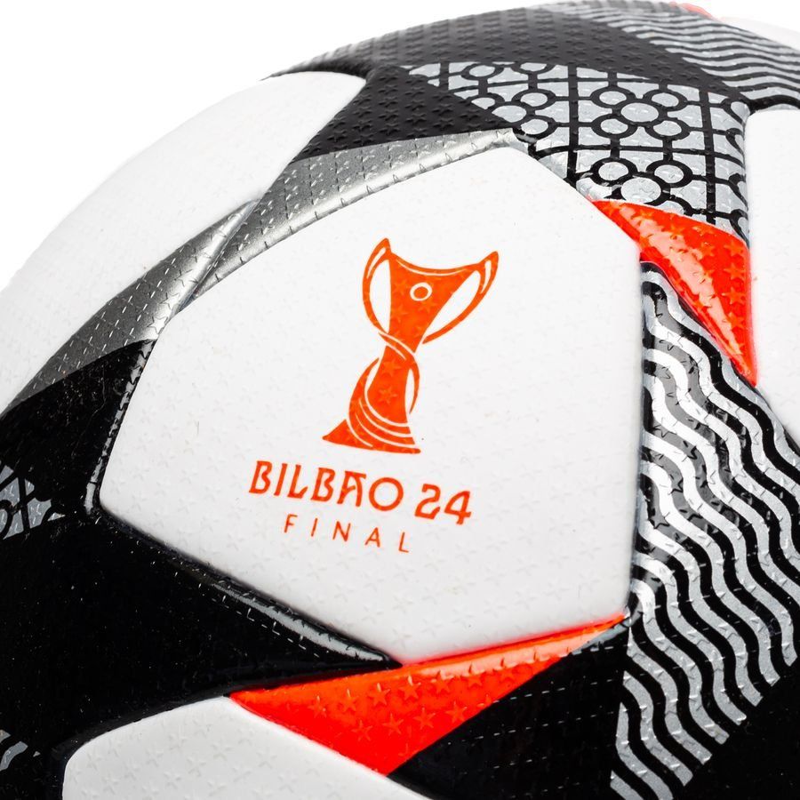 adidas Ballon Champions League Bilbao 2024 Pro Ballon de Match Femme - Blanc/Noir/Rouge