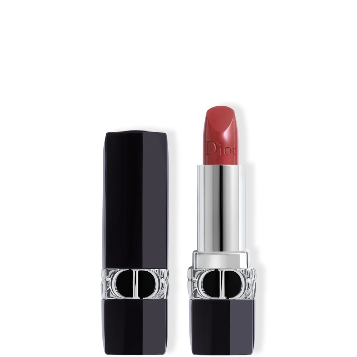 Rouge Dior Rouge Dior Rouge à Lèvres Rechargeable Couleur Couture, 4 finis : Satin, Mat, Métallique et Velours