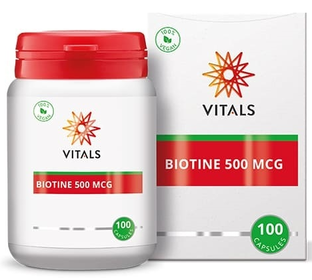 Vitals Biotine 500mcg Capsules 100CP
