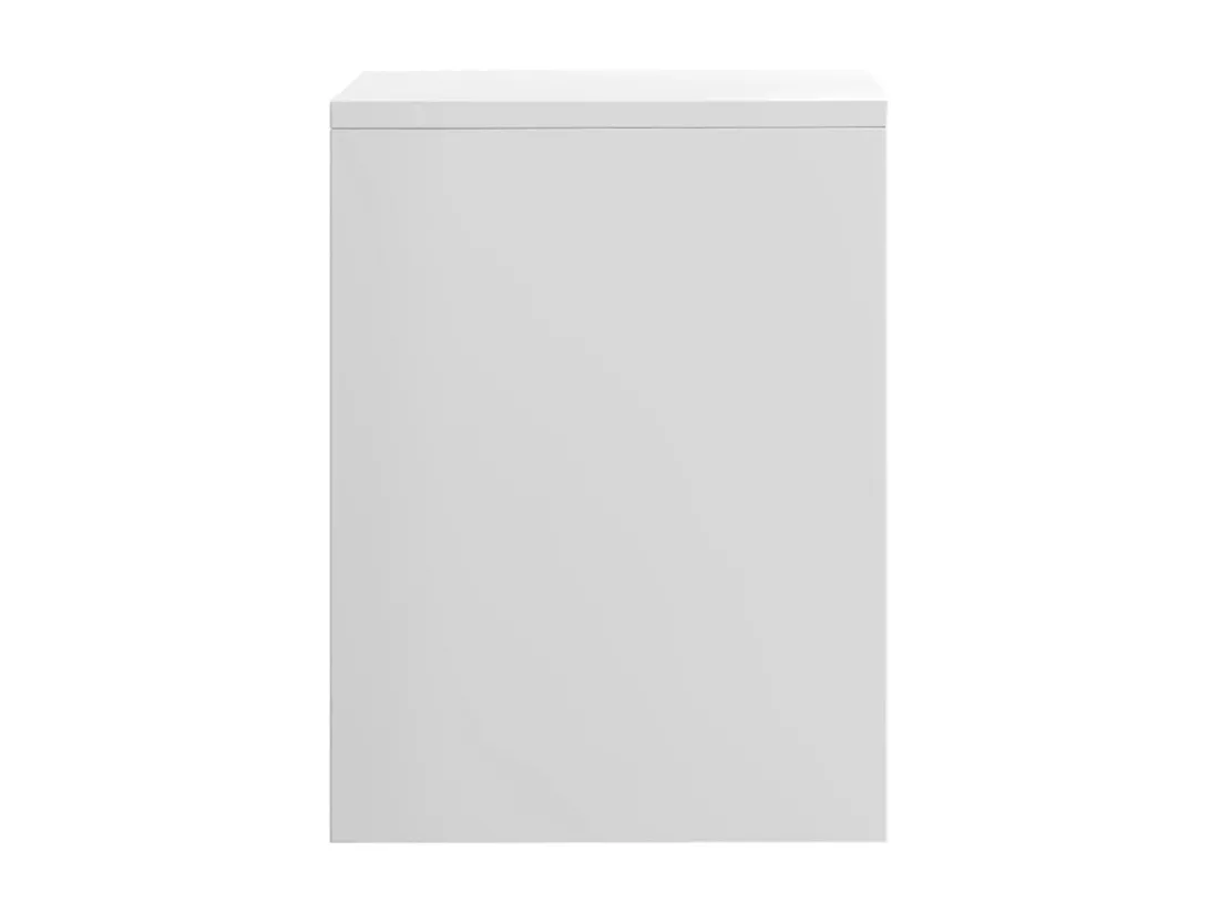 Table de chevet Blanc brillant 40 x 30 x 40 cm Aggloméré