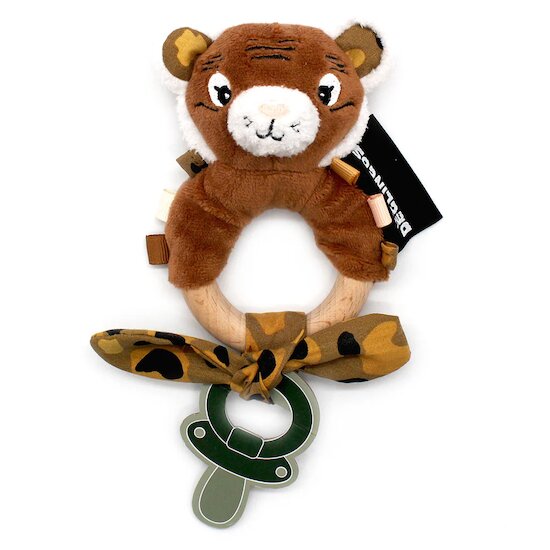 Speculos le tigre Anneau de dentition en silicone   de               Les Déglingos