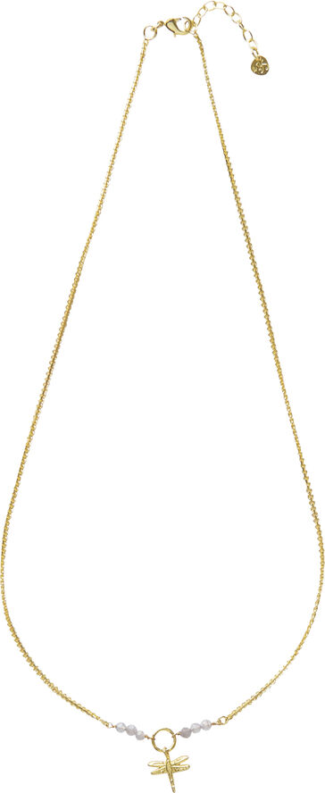 A Beautiful Story Reliable Labradorite Necklace GP Gold