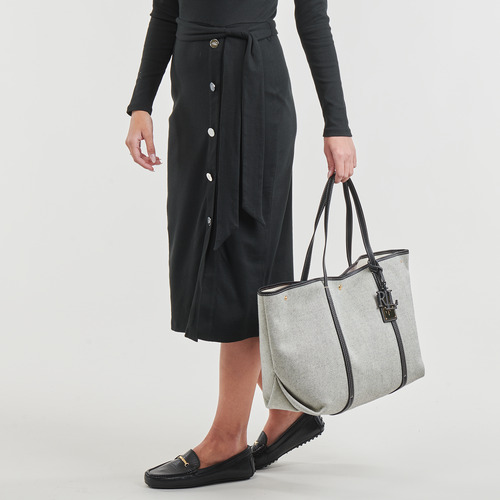 Lauren Ralph Lauren - EMERIE TOTE LARGE Negro / Beige