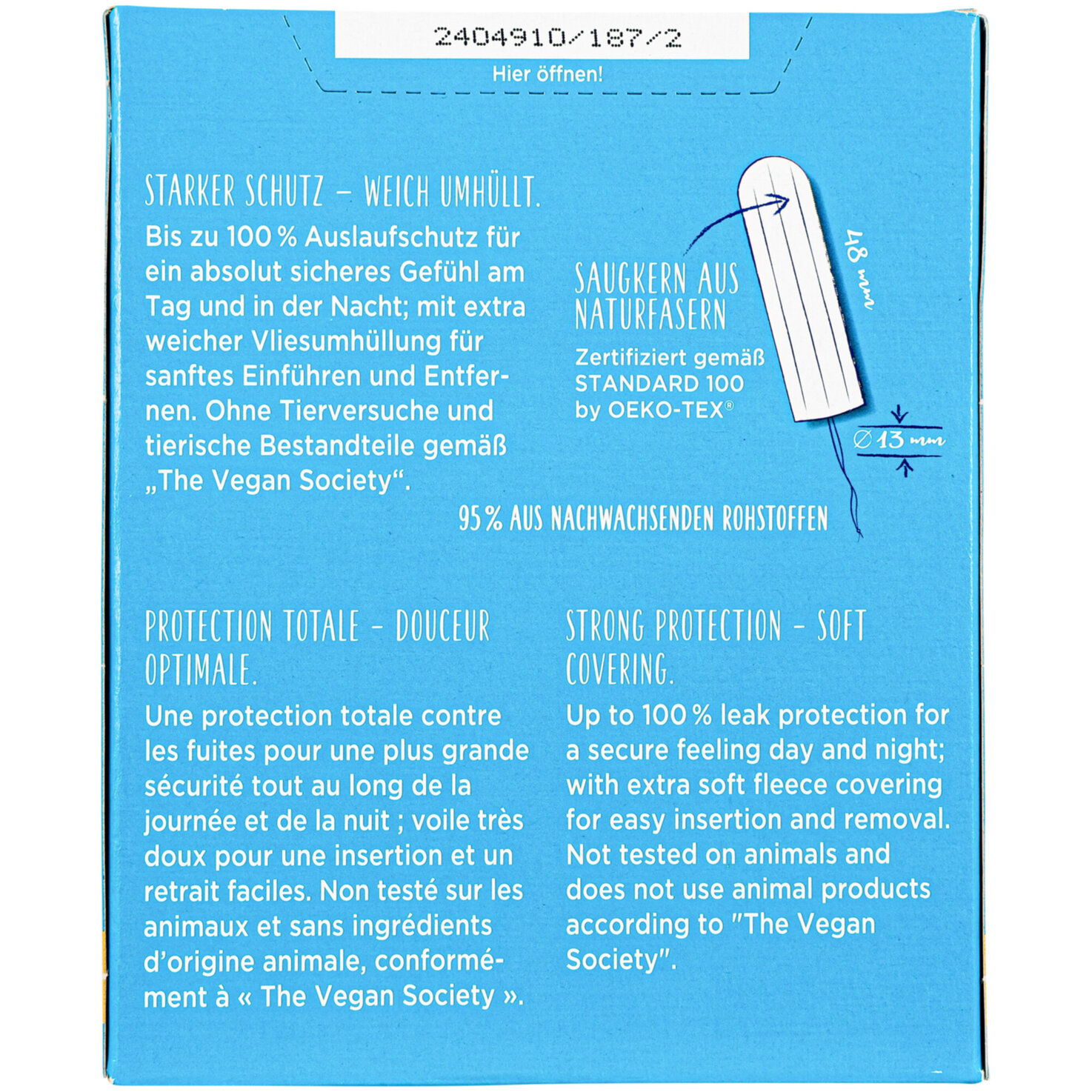 COSMEA Tampons Normal 80 Stück