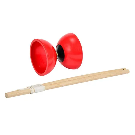 Simba Diabolo Kunststoff m. Holzstäbe, 3-sort