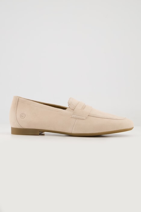 Remonte Suede-Loafer, Suede-Leder, Weite H