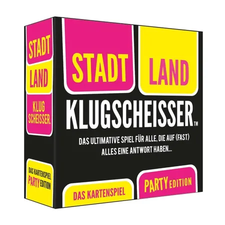 Kylskapspoesi Stadt Land Klugscheisser - Kartenspiel (Party Edition)
