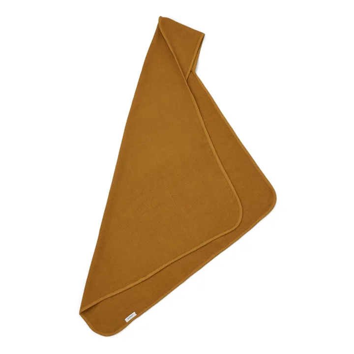 Liewood Cape de bain Caro en coton bio | Caramel