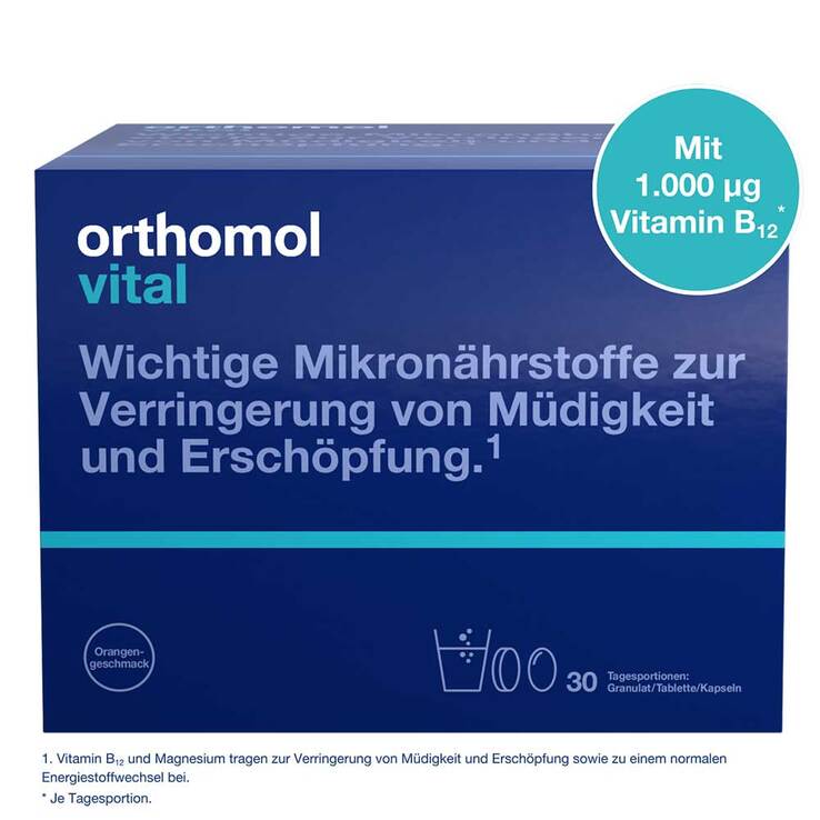Orthomol Vital Granulat / Tablette / Kapseln Orange, 30 St
