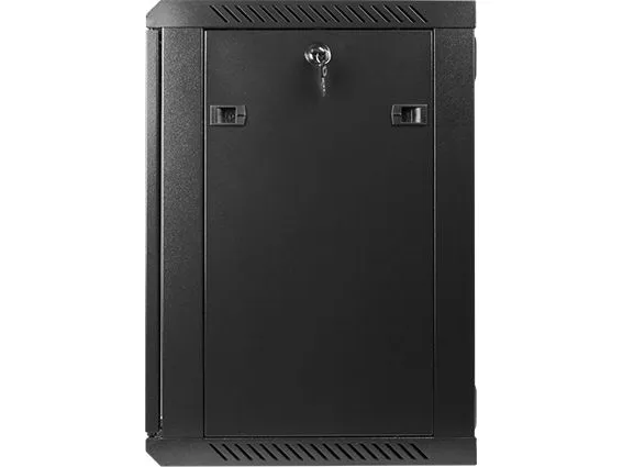 Lanberg - Rack kabinet - vægmonterbar - sort, RAL 9004 - 12U - 19