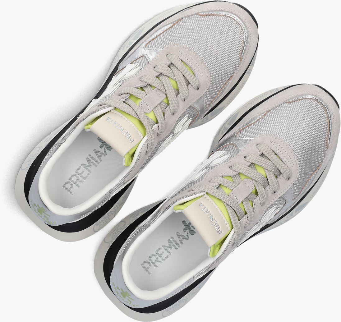 grijze premiata lage sneakers lauryn