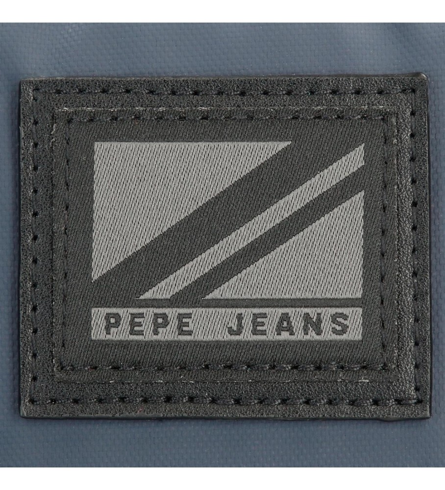 Pepe Jeans Mochila porta ordenador Hoxton dos compartimentos marino