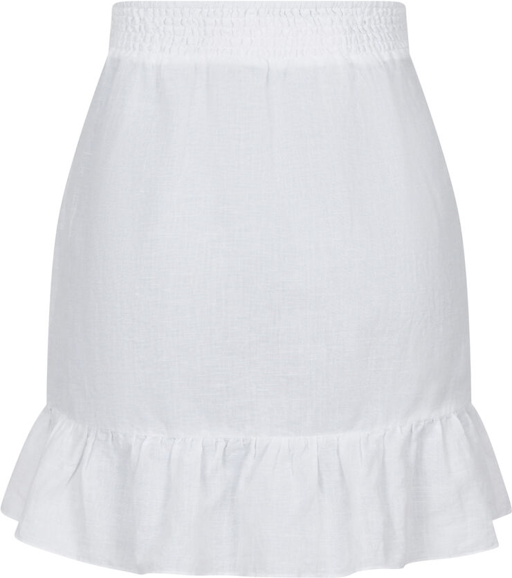 Neo Noir Bekka Linen Skirt White