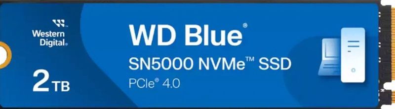 Western Digital - Blue SN5000 - SSD - 2TB - M.2 PCIe Gen3 x4 NVMe