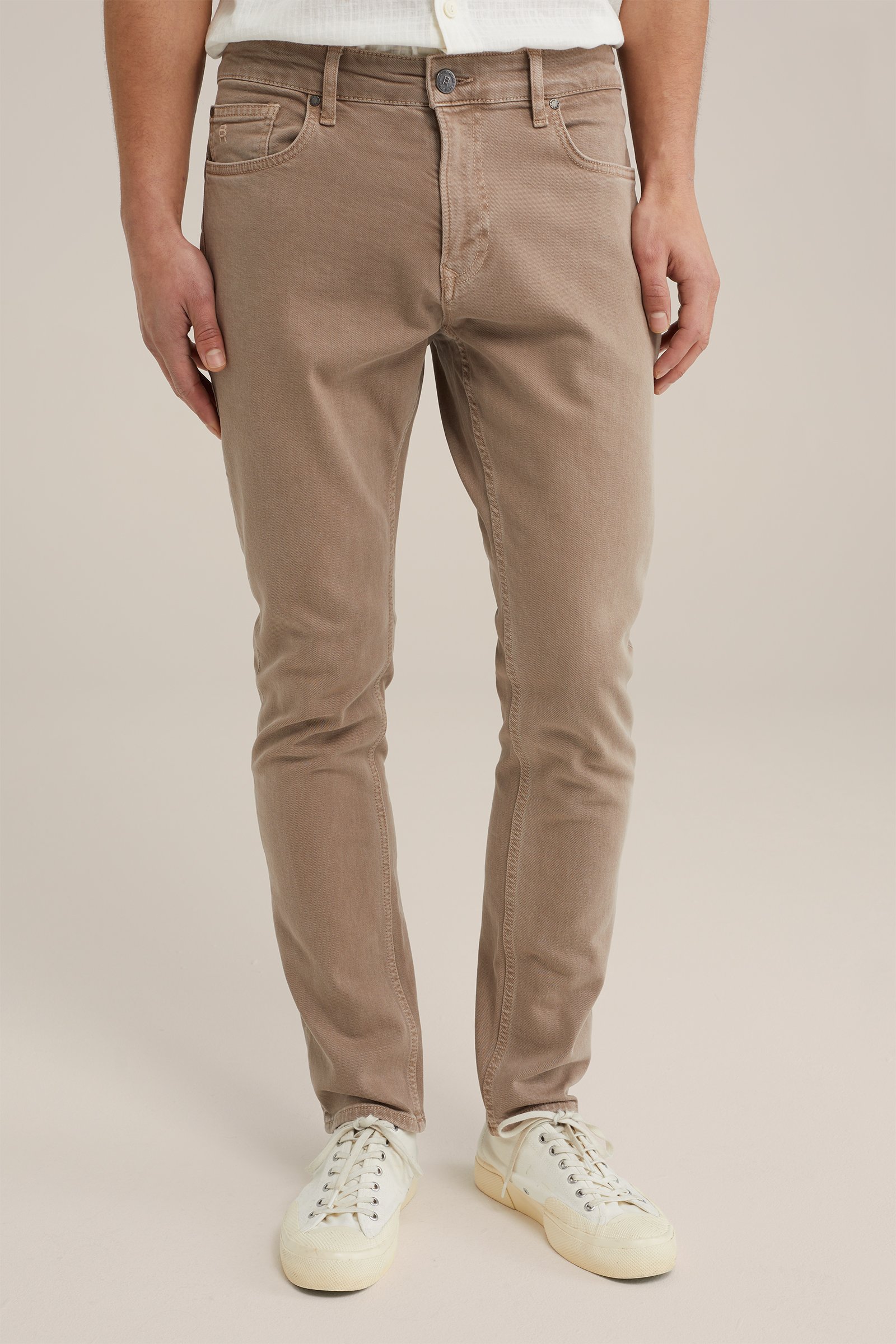 slim fit jeans met medium stretch Blue Ridge Lichtgrijs