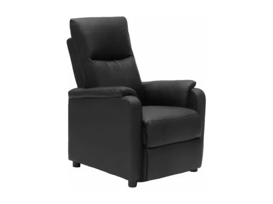 Fauteuil relax inclinable en similicuir repose-pieds WALT