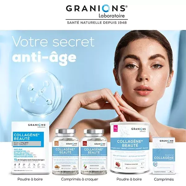 Granions Collagen+ Beauty Chocolate 120 comprimidos mastigáveis
