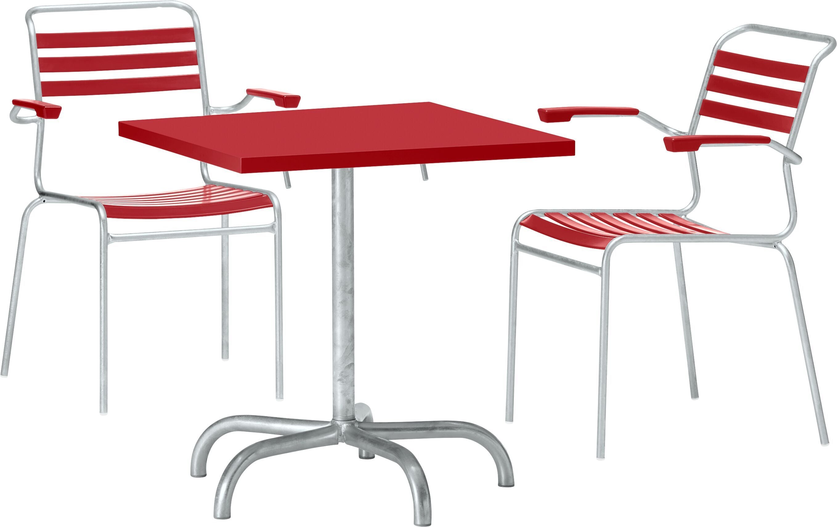 Schaffner SÄNTIS Stuhl - Rot / B: 62.0 cm x T: 60.0 cm x H: 85.0 cm