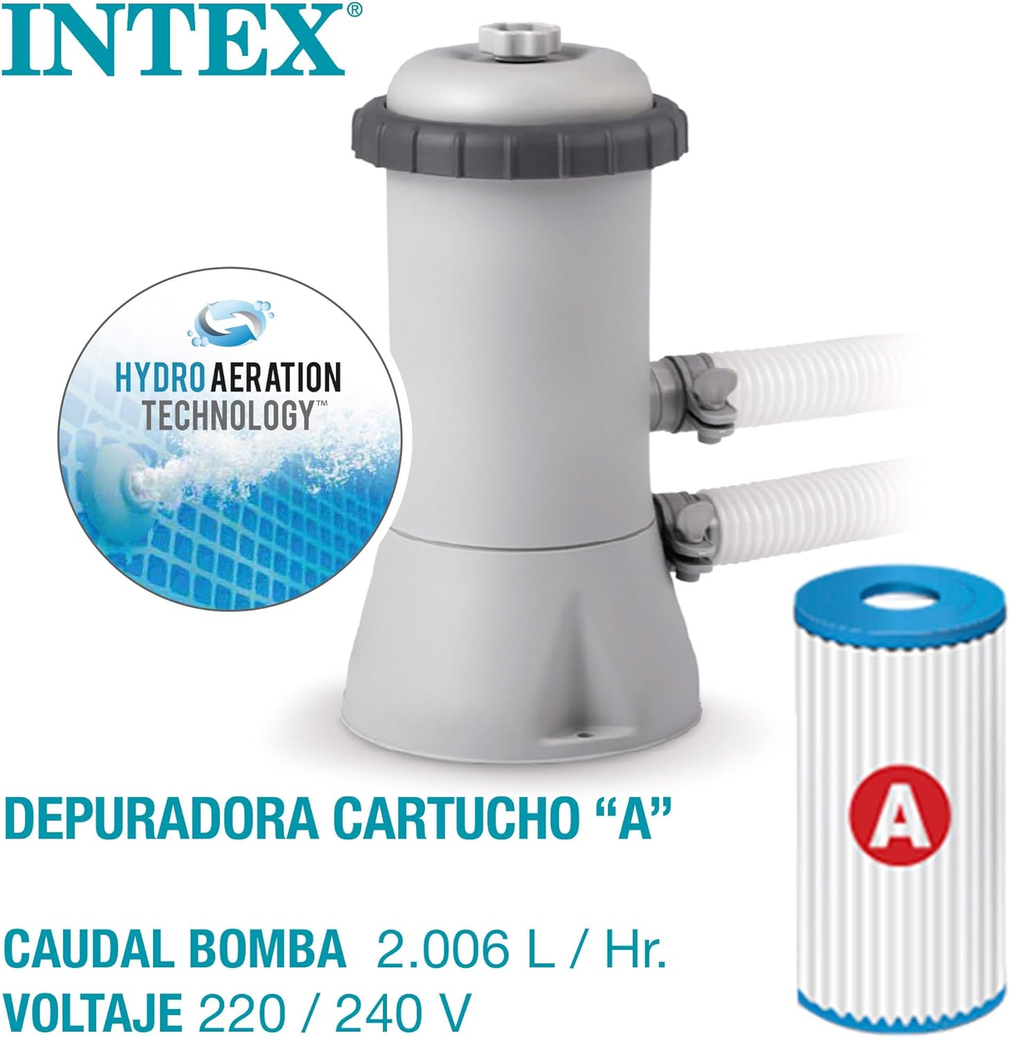 Intex kit Piscine Prism Frame rectangulaire Tubulaire (l) 4,00 x (l) 2,00 x (h) 1,22m