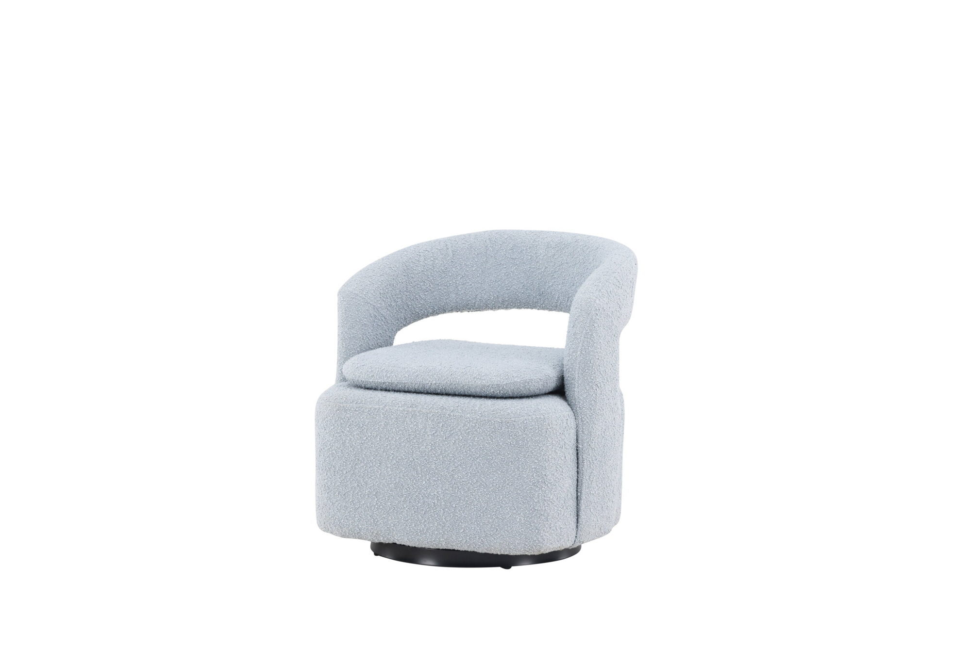 Akando Fauteuil - Licht blauw bouclé