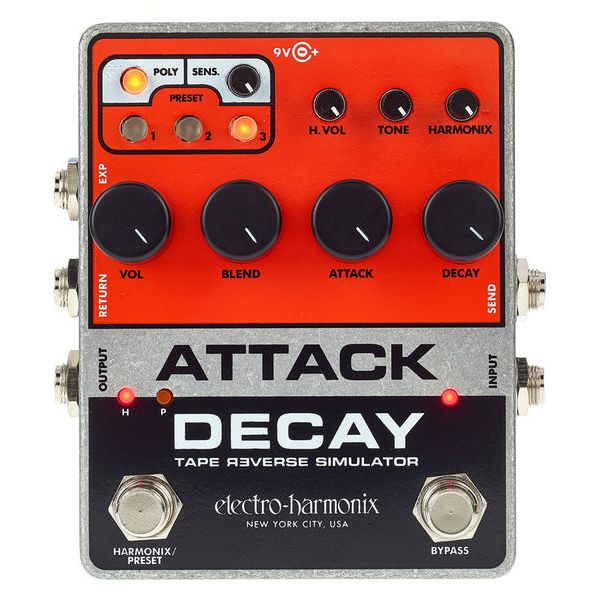 Electro Harmonix Attack Decay Tape Reverse Sim.