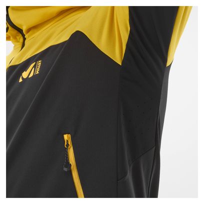 Polaire Millet Seneca Hybrid Hoodie Noir/Jaune
