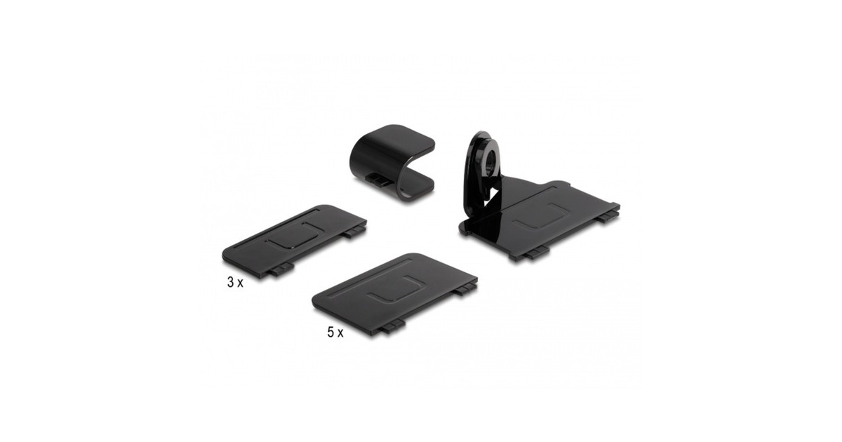 DeLOCKUSB Charging Station met 3 x USB Type-C PD + 3 x USB Type-A (112 W)  (Grijs/zwart)