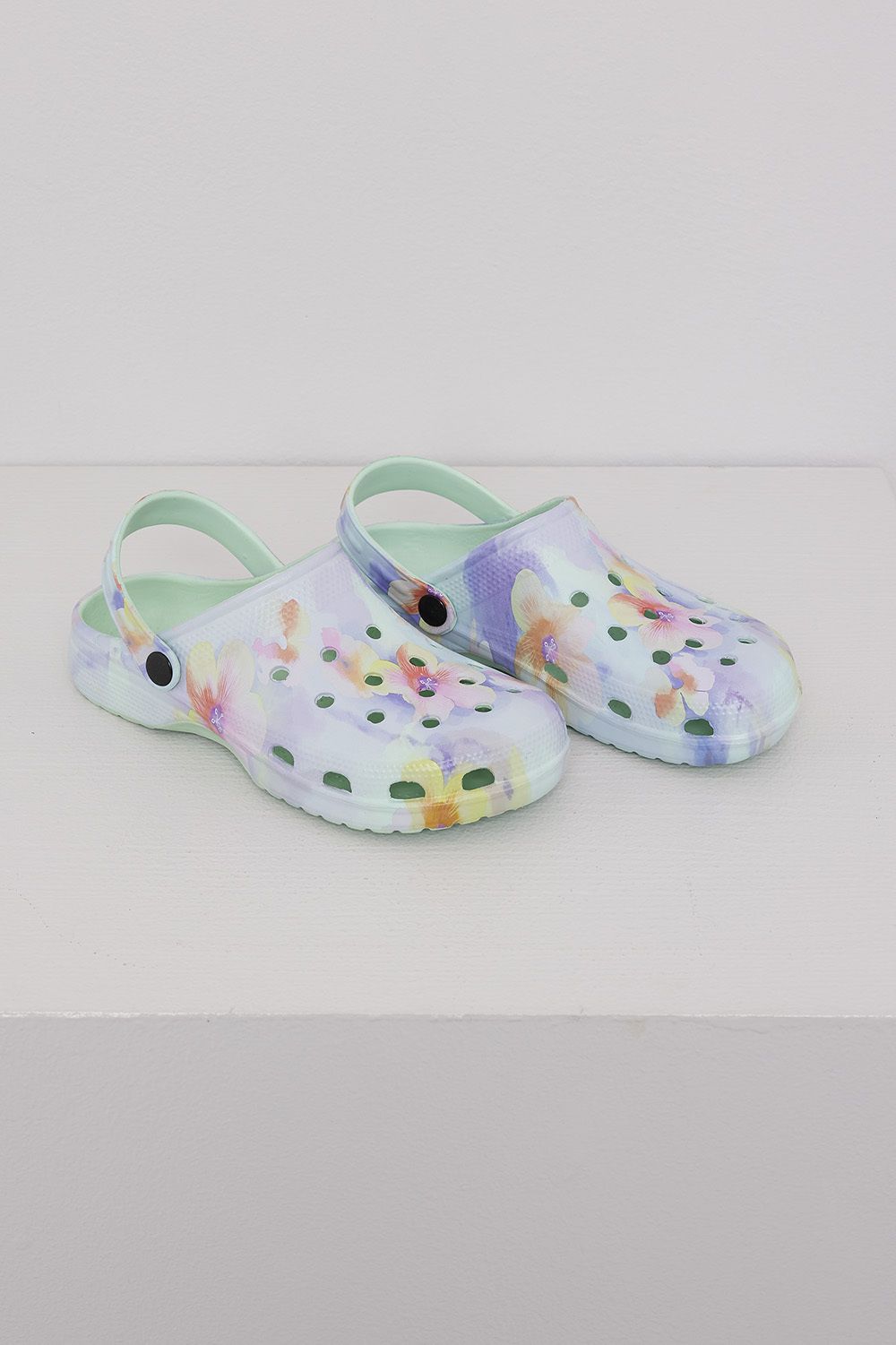 Hippie clog med print
