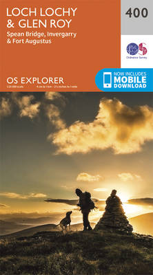 Loch Lochy and Glen Roy - Spean Bridge, Invergarry and Fort Augustus - OS Explorer Map 400 (Sheet map, folded)