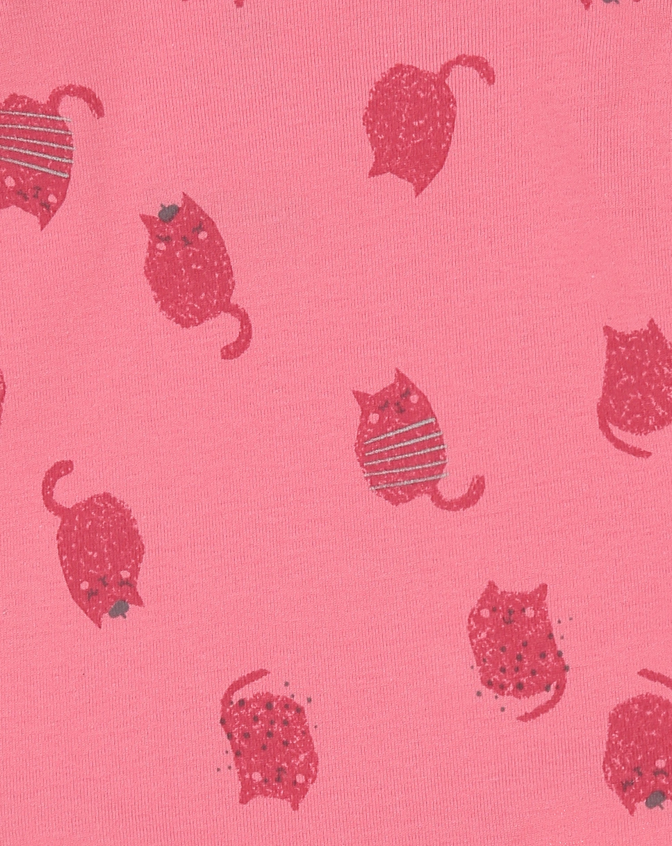 Langarmbody KITTY AOP in bubble