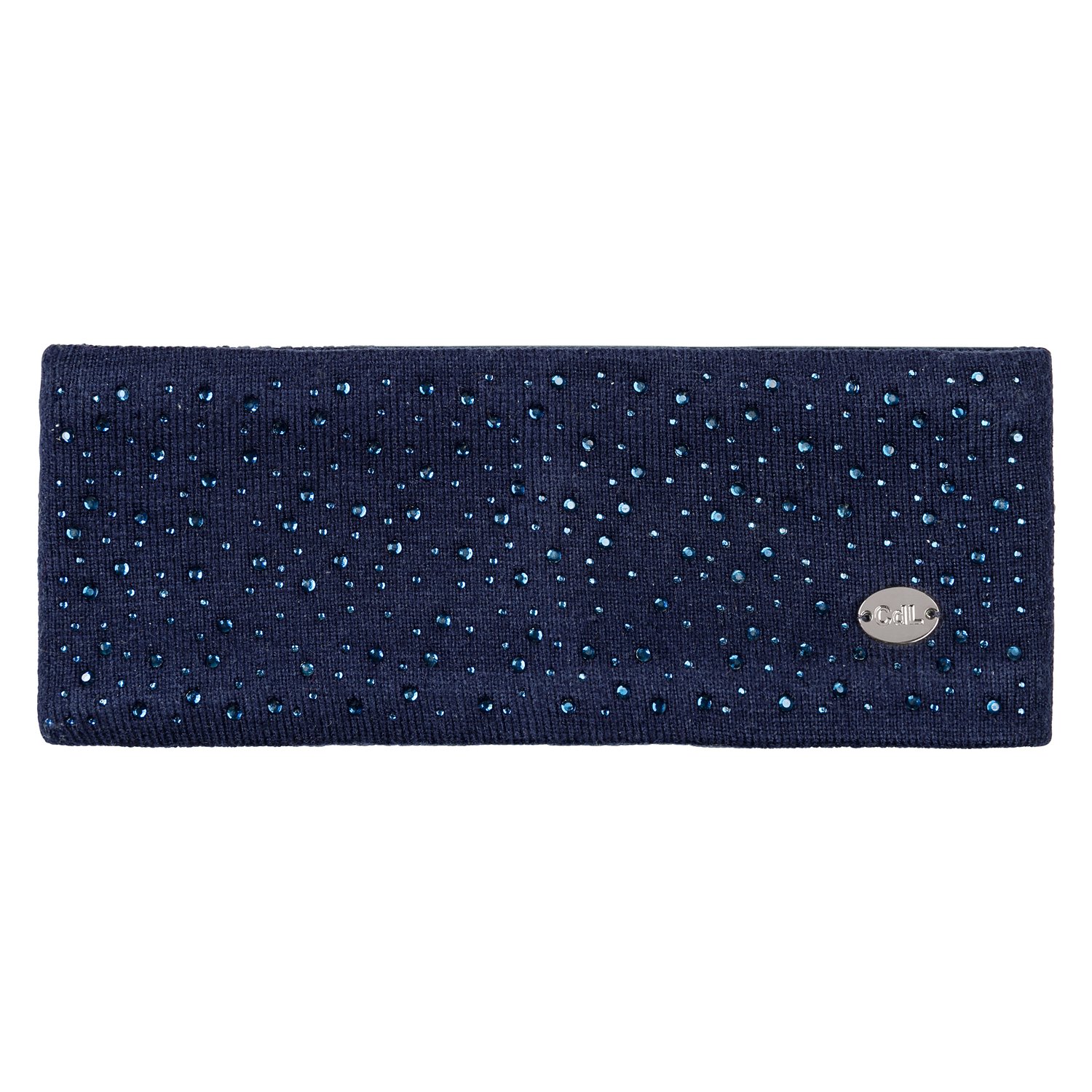 Cheval de Luxe Stirnband mit Glitzersteinen - navy - Einheitsgröße
