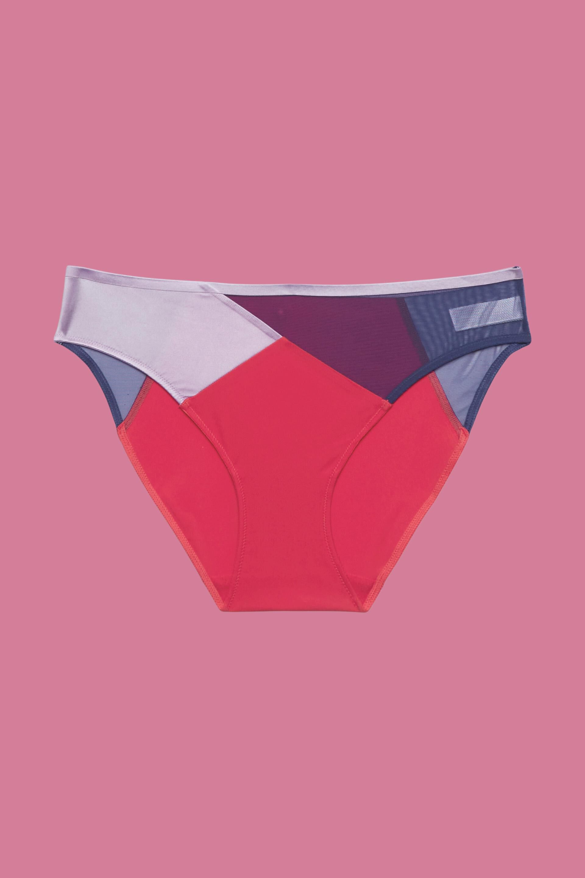 Mini-slip au design colorblock