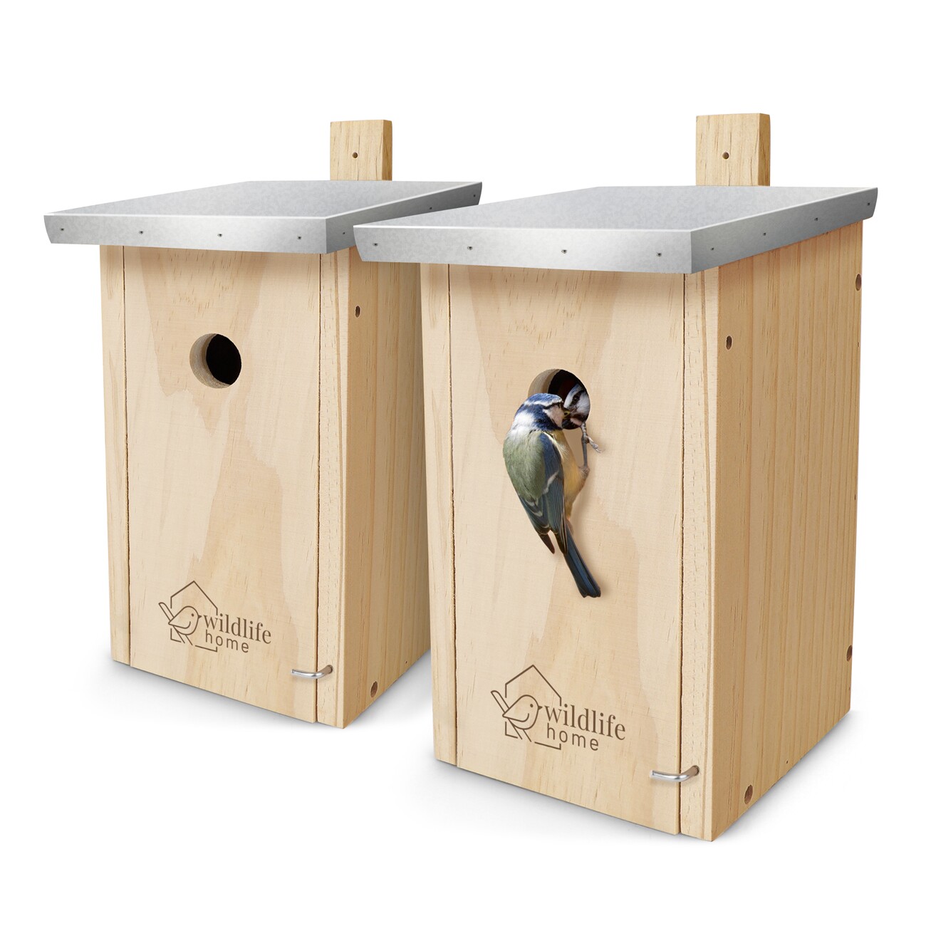 WILDLIFE HOME Nistkasten 28mm, 2er Set (Bundle)
