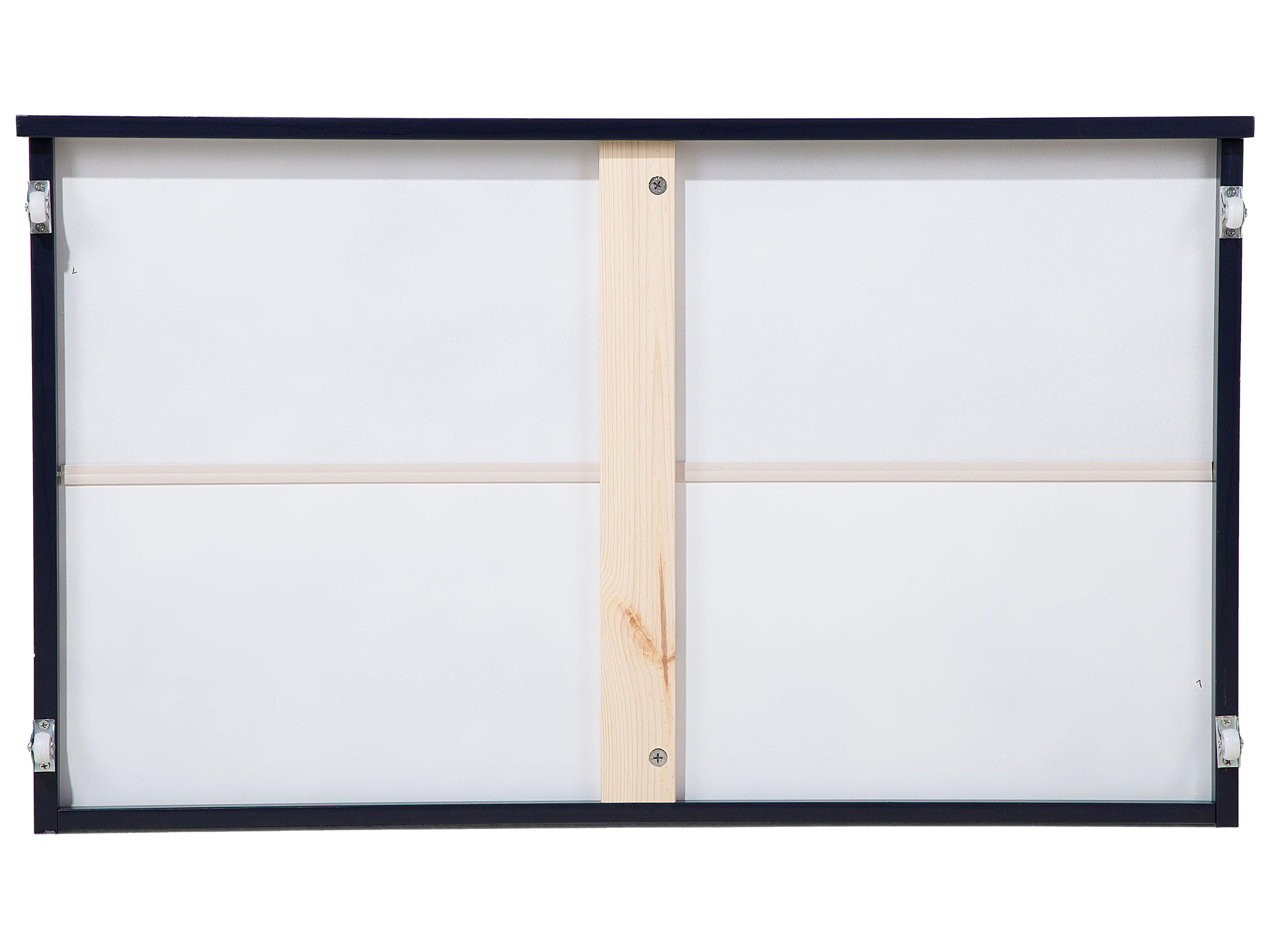 Hoogslaper met laden Dennenhout REVIN 90 x 200 cm Marineblauw