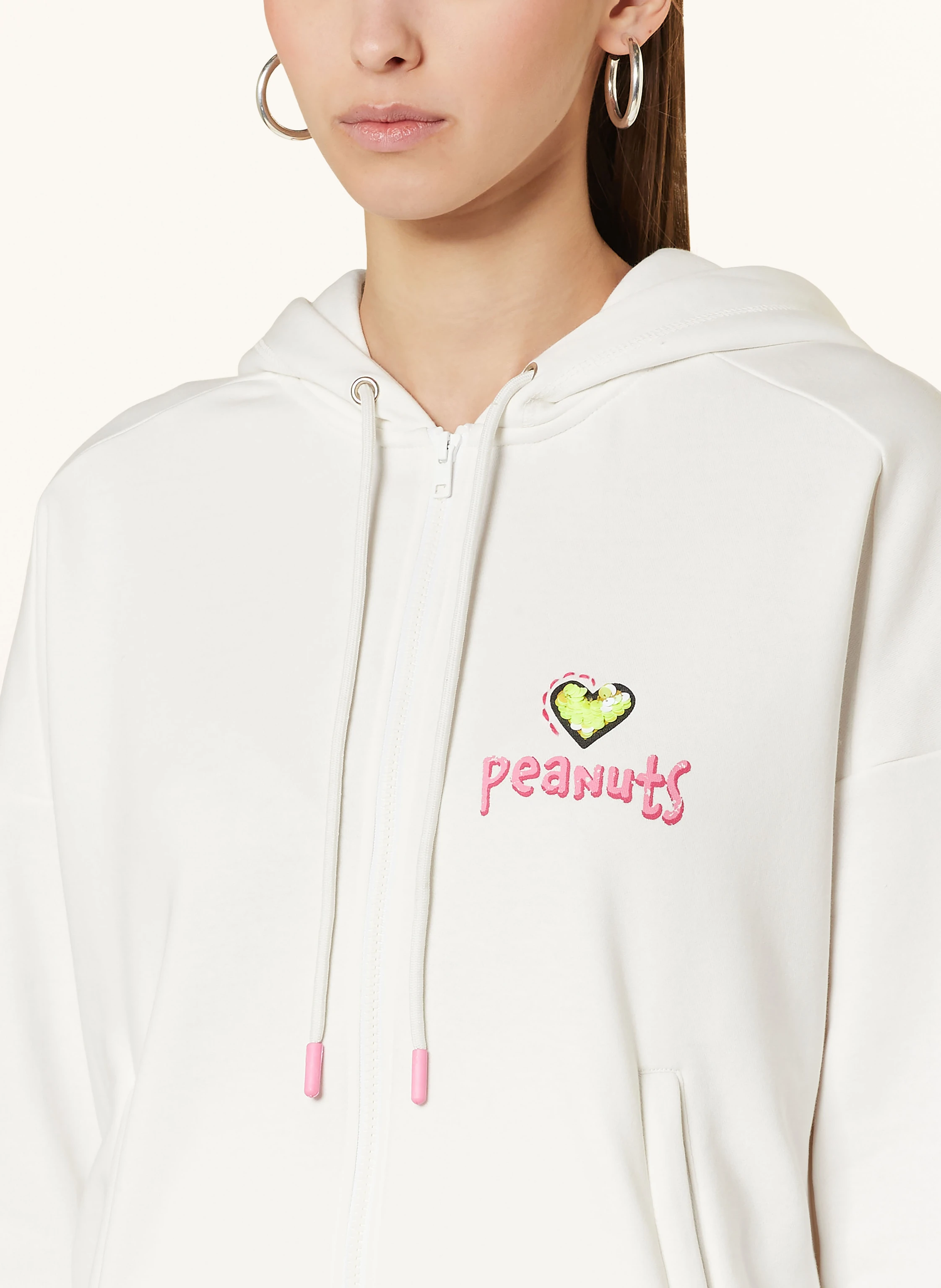 FrogBox Sweatjacke mit Pailletten
