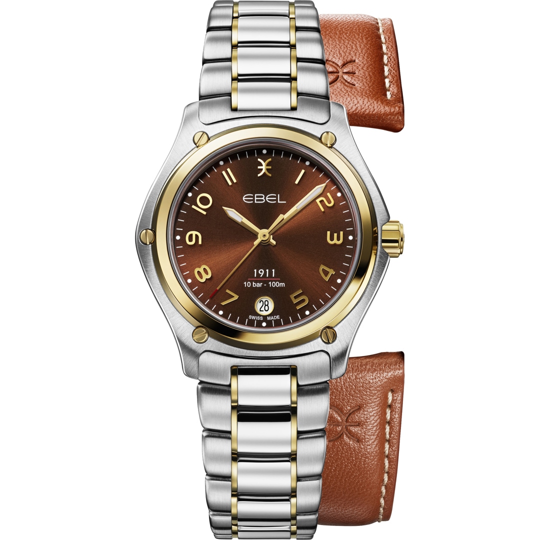Ebel 1911 Grande Lady Bicolor / Braun