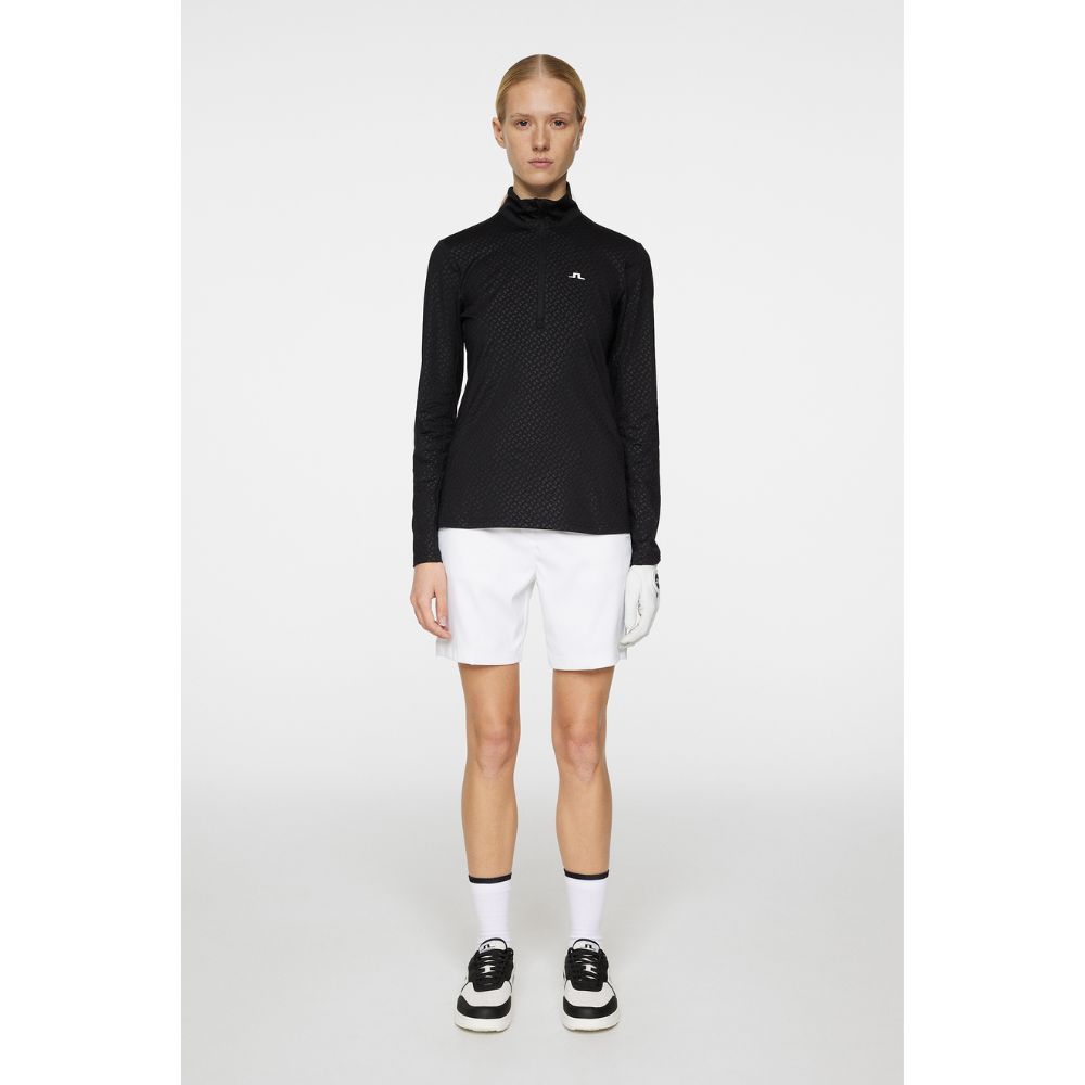 Lauryn Quarter Zip Midlayer Dame Svart